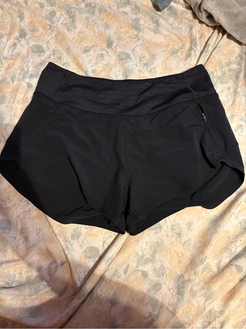 Outdoor voices Women's Black Athletic Shorts with High Waist